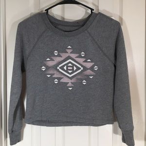 HOLLISTER CALIFORNIA XXS Embroidered Gray Sweat Sh